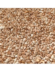 Pavimento Drenante Fai Da Te Ciottoli In Marmo e Resina Rosa Corallo 15,750 kg