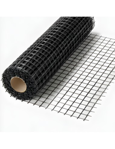 Rete In Fibra Di Vetro 40X40 Mm Per Rinforzo Massetti E Intonaci Rotolo 1x50 m