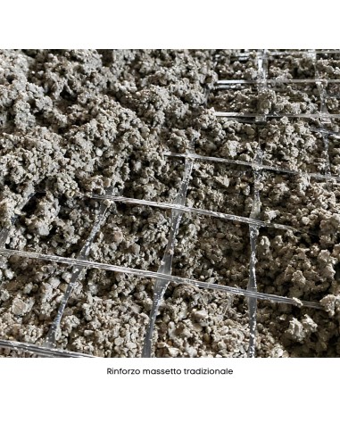Rete In Fibra Di Vetro 40X40 Mm Per Rinforzo Massetti E Intonaci Rotolo 1x50 m