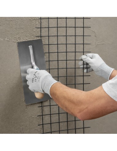 Rete In Fibra Di Vetro 40X40 Mm Per Rinforzo Massetti E Intonaci Rotolo 1x50 m