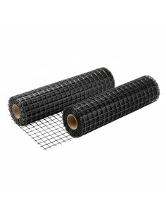 Rete In Fibra Di Vetro 40X40 Mm Rinforzo Massetti E Intonaci 2 Rotoli 1x50 m