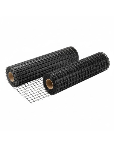 Rete In Fibra Di Vetro 40X40 Mm Rinforzo Massetti E Intonaci 2 Rotoli 1x50 m