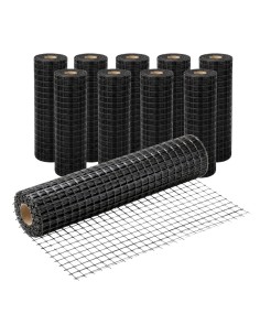 Rete In Fibra Di Vetro 40X40 Mm Rinforzo Massetti E Intonaci 10 Rotoli 1x50 m
