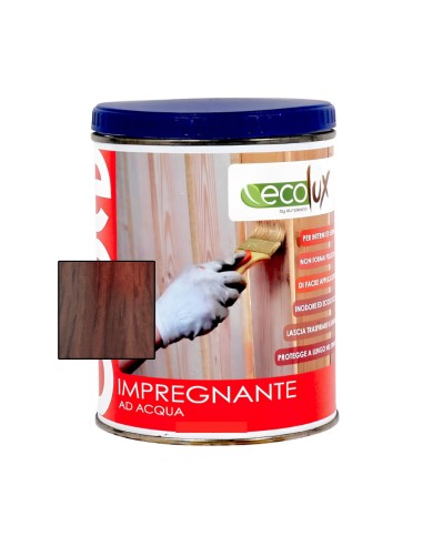Impregnante Noce Bruno Fondo Protettivo Acrilico Pigmentato Per Legno Ecolux