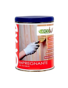 Impregnante Wenge Fondo Protettivo Acrilico Pigmentato Per Legno Ecolux