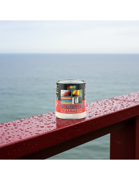 Smalto Sintetico Rosso 514 Ral 3000 Marino Lucido Per Legno E Ferro
