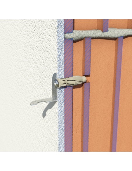 Tassello Fx Universale In Nylon 6x30 Con Vite Zincata TPS Pozidriv Pezzi 100