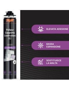 Schiuma Poliuretanica Polipur Cappotto B2 Matic 800 ml 2
