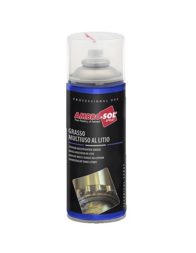 Grasso Multiuso Al Litio Spray Per Lubrificazione 400 ml