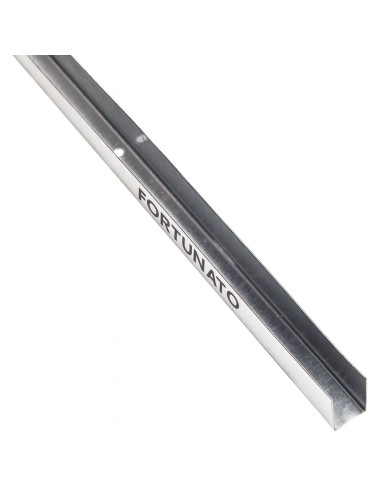 Set Guide U Standard Cartongesso 1,5 m Preforate Sp 0,6 mm Misura 28x16x28 mm