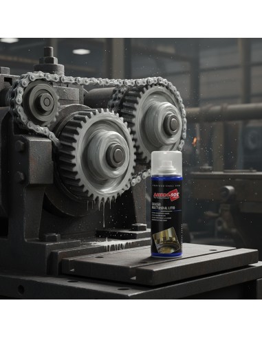 Grasso Al Litio Chiaro Multiuso Spray Per Auto E Industria 200 Ml 