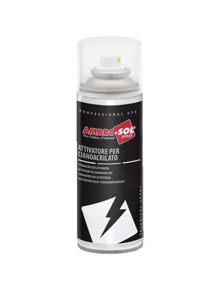 Attivatore Spray Per Adesivi Cianoacrilici 200 Ml 