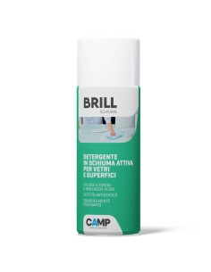 Brill Schiuma 400 ml Detergente Brillantante In Schiuma Per vetri E Superfici
