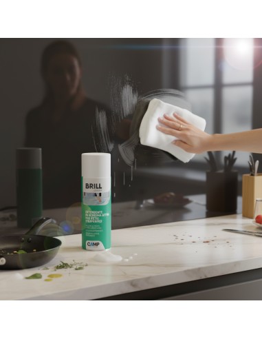 Brill Schiuma 400 ml Detergente Brillantante In Schiuma Per vetri E Superfici