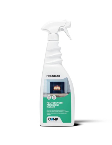 Fire Clean 750 ml Pulitore Decarbonizzante Vetri E Superfici Di Camini E Stufe