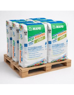 KIT Sacchi Intonaco Deumidificante A Base Calce Mape Antique NHL Eco Risana 20Kg