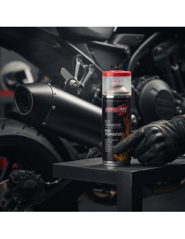 Vernice Spray Alte Temperature Nero Opaco 400 ml