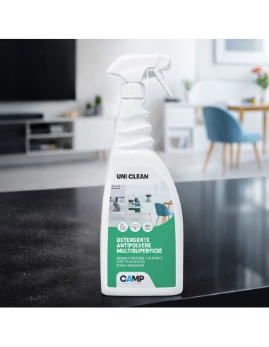 KIT 6 Uni Clean Da 750 ml Detergente Antipolvere Antistatico Multi Superficie