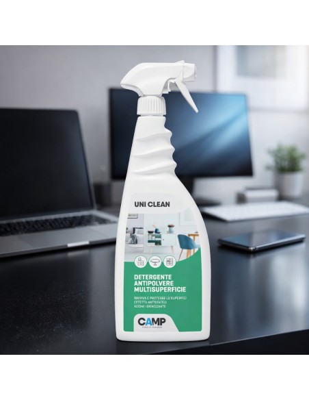 KIT 6 Uni Clean Da 750 ml Detergente Antipolvere Antistatico Multi Superficie