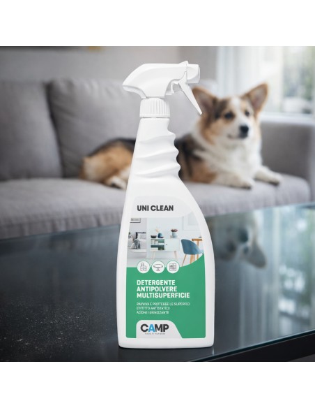 KIT 6 Uni Clean Da 750 ml Detergente Antipolvere Antistatico Multi Superficie