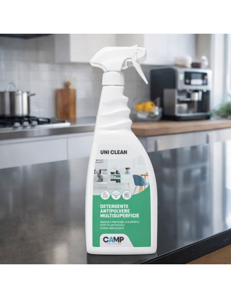 KIT 6 Uni Clean Da 750 ml Detergente Antipolvere Antistatico Multi Superficie