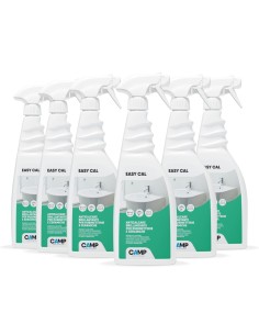KIT 6 Easy Cal da 750 ml Spray Anticalcare Brillantante Antigoccia 