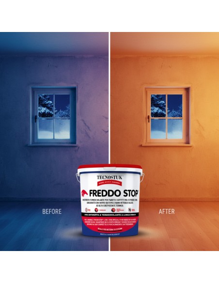 FREDDO STOP Rivestimento Termico Contro Il Freddo Barriera Per Pareti E Soffitti 