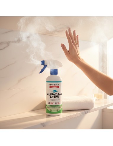 MUFFACLEAN ACTIVE Detergente Igienizzante Antimuffa Inodore Per Pareti E Soffitti