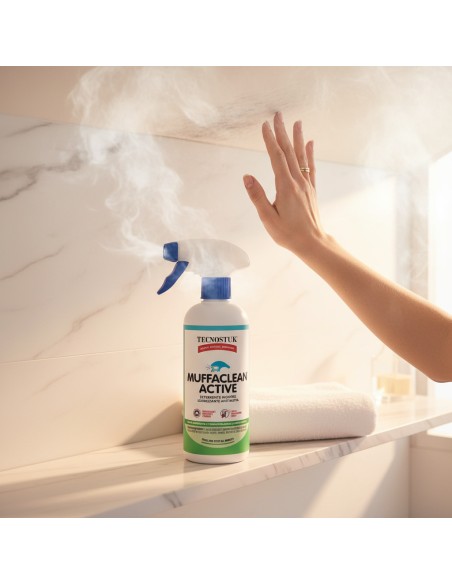 MUFFACLEAN ACTIVE Detergente Igienizzante Antimuffa Inodore Per Pareti E Soffitti