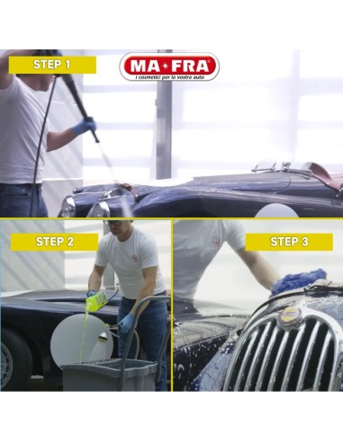 Car Wash Shampoo e Cera 1000 ml Per Lavaggio E Lucidatura Carrozzeria 