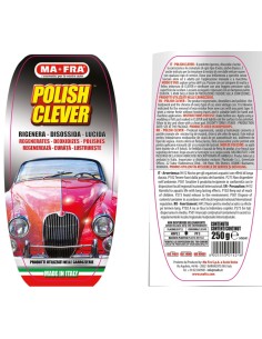 Polish Clever 250 g Per Rigenerare Disossidare E Lucidare Carrozzeria Auto 2