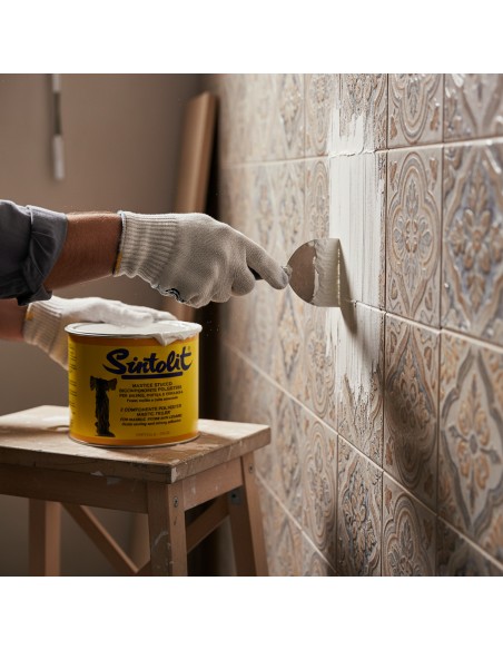Mastice Stucco Bianco Per Marmo E Ceramica 175 Ml