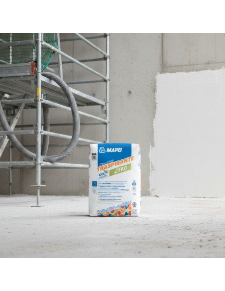 Mapewall Traspirante Intonaco Bianco Fibrorinforzato Calce Aerea 25 Kg