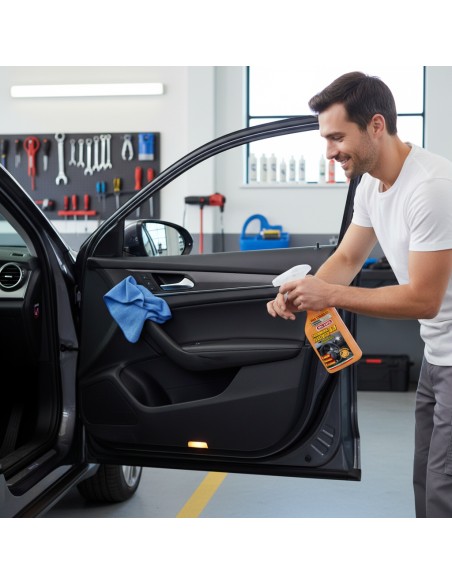 Trattamento 3in1 Plastiche 500 ml Pulizia Ravvivo E Protezione Per Auto  
