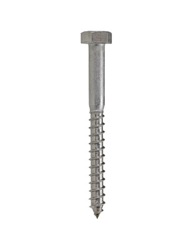 Viti Per Legno A Testa Esagonale 8x60 Acciaio Inox Pezzi 50 