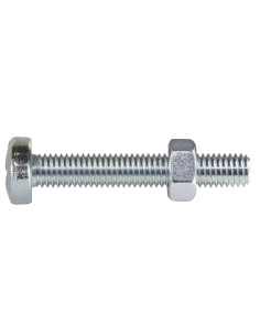 Viti Metriche Tcb 4x20 Con Dado Per Fissaggi Meccanici Pezzi 25