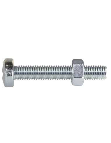Viti Metriche Tcb 5x25 Con Dado Per Fissaggi Meccanici Pezzi 20