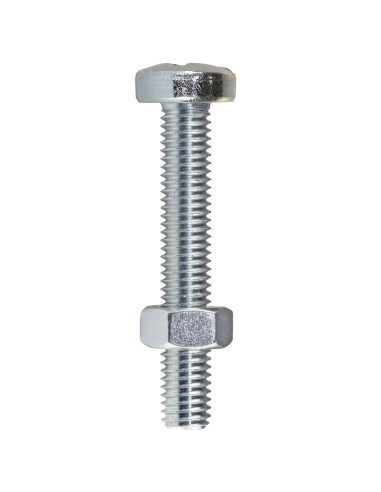 Viti Metriche Tcb 5x25 Con Dado Per Fissaggi Meccanici Pezzi 20