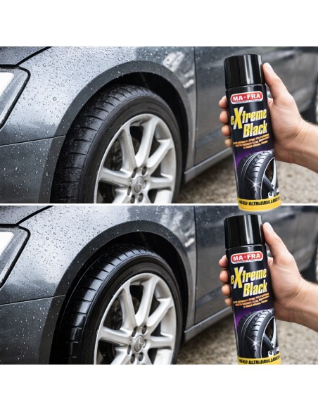 Extreme Black Nero Gomme Effetto Bagnato Lunga Durata 500 ml