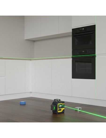 Kit Livello Laser Autolivellante A Pendolo Cassiopea Con Raggio Verde