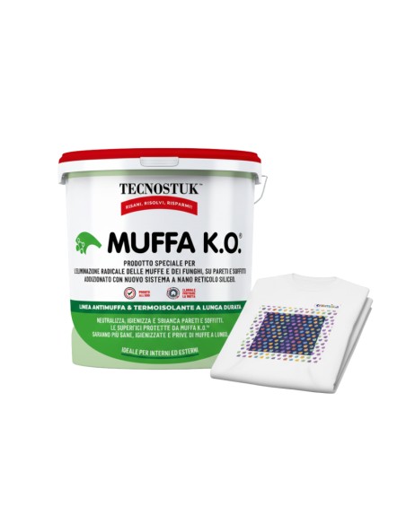 Kit Antimuffa MUFFA K.O. 3 L con T-Shirt Cromika Stop Muffa Con Stile e Energia