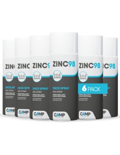 KIT 6 Pezzi Zinc 98 Spray Protettivo Antiossidante Zinco Chiaro 400 ml 
