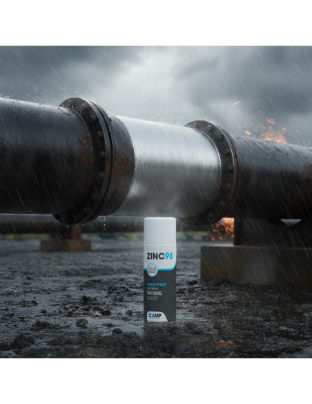 KIT 6 Pezzi Zinc 98 Spray Protettivo Antiossidante Zinco Chiaro 400 ml 