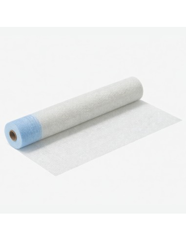 Rotolo 1x50 m Rete In Fibra Di Vetro Per Intonaco Cappotto 150 gr 50 mq