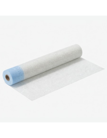 Rotolo 1x50 m Rete In Fibra Di Vetro Per Intonaco Cappotto 150 gr 50 mq