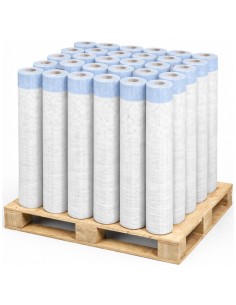 Kit 33 Rotoli Da 1x50 m Rete In Fibra Di Vetro Per Intonaco 150 gr 1650 mq
