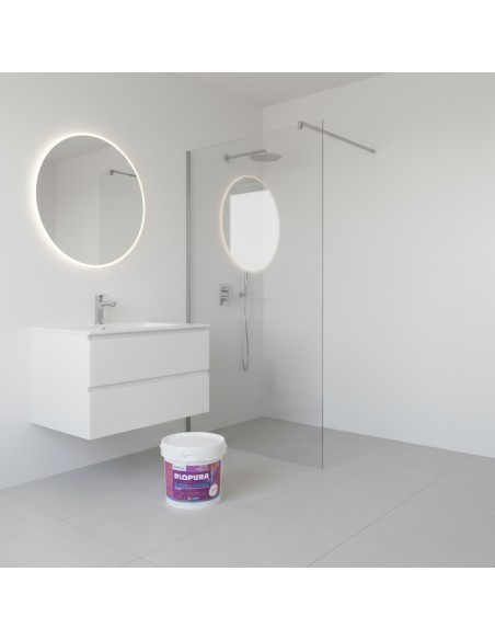 Kit Pittura Antimuffa Traspirante Interni Bagno Cucina 5 L E T-Shirt Soft Chaos