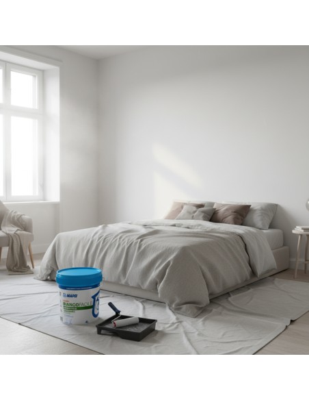 Dursilite Idropittura Traspirante Per Interni Bianco Facile Fustino 4 L