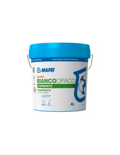 Dursilite Idropittura Traspirante Per Interni Bianco Opaco Fustino 4 L