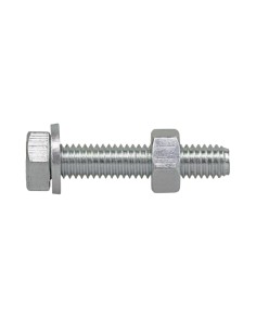 Unifix Vite Metrica TE Con Dado E Rondella Zincata Bianca 8x40 Pezzo Sfuso